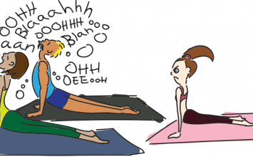 WORST people in yoga class #7: Moaners.
